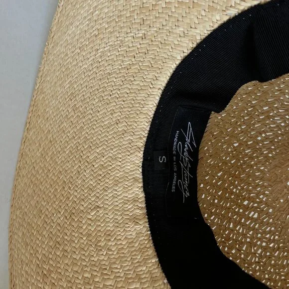 Gladys Tamez Millinery Wide Brim Summer Hat Size S - Picture 3 of 4